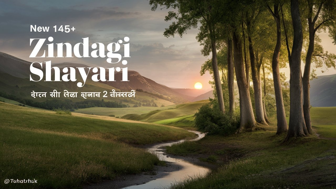 New 145+ Zindagi Shayari | खूबसूरत जिंदगी शायरी 2 लाइन