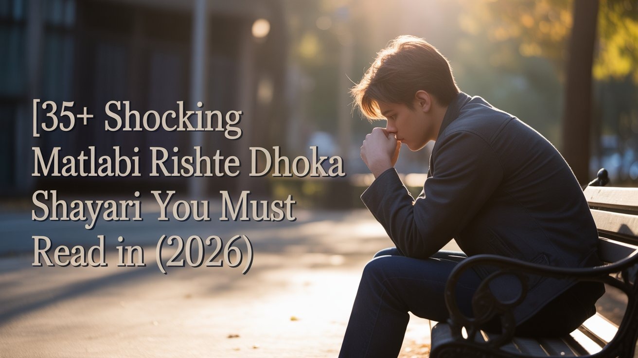 35+ Shocking Matlabi Rishte Dhoka Shayari You Must Read in (2026)