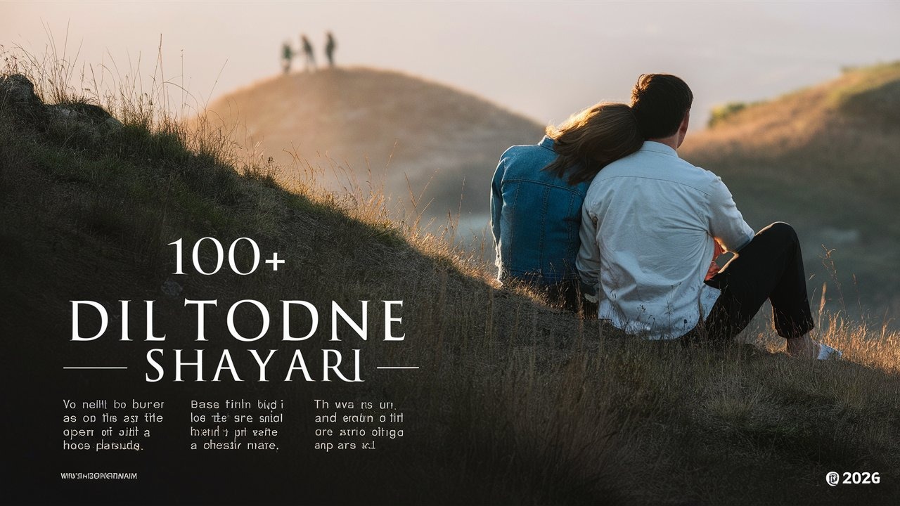 100+ Dil Todne Wali Shayari | प्यार में दिल टूटने वाली शायरी