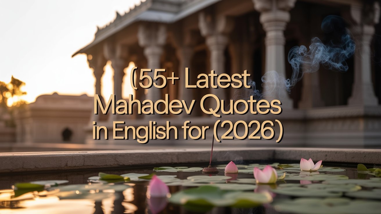 55+ Latest Mahadev Quotes in English For 2025