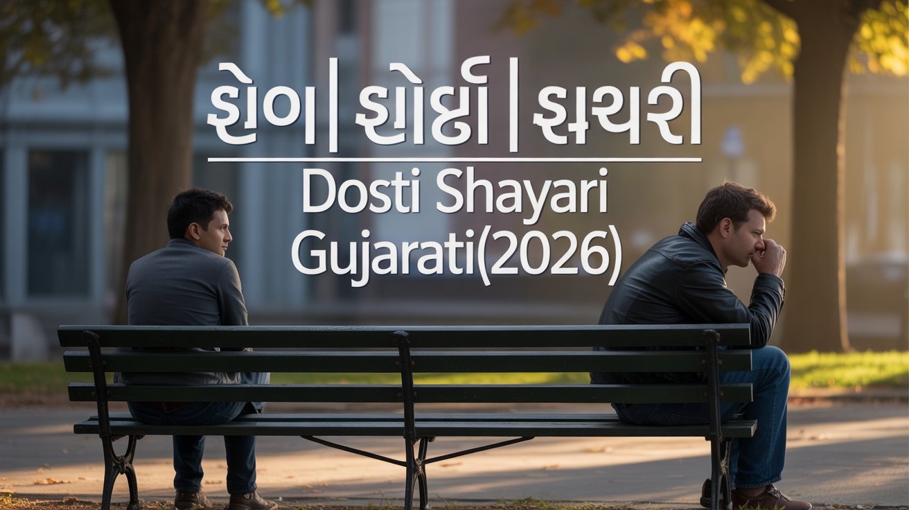 ઘણા ઓછા | દોસ્તી શાયરી | Dosti Shayari Gujarati(2026)