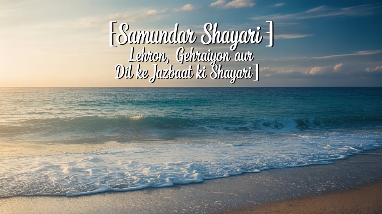 Samundar Shayari - Lehron, gehraiyon aur dil ke jazbaat ki shayari