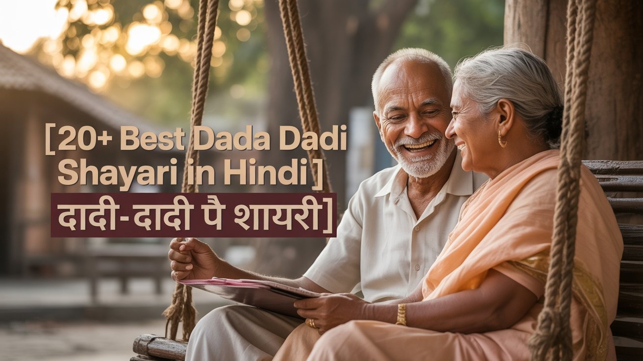 20+ Best Dada Dadi Shayari in Hindi | दादा-दादी पे शायरी