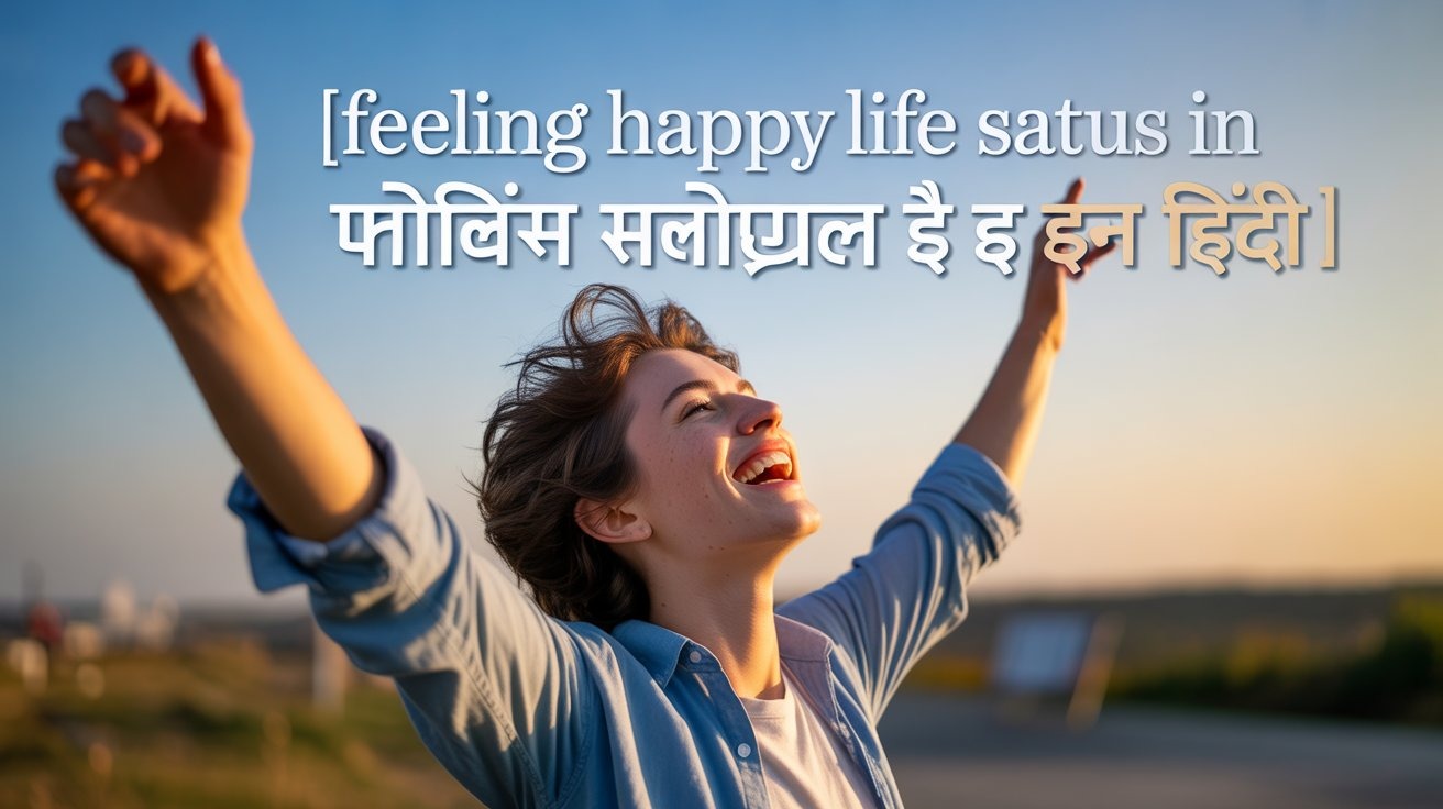 Feeling Happy Life Satus In Hindi फीलिंग हैप्पी लाइफ स्टेटस इन हिंदी