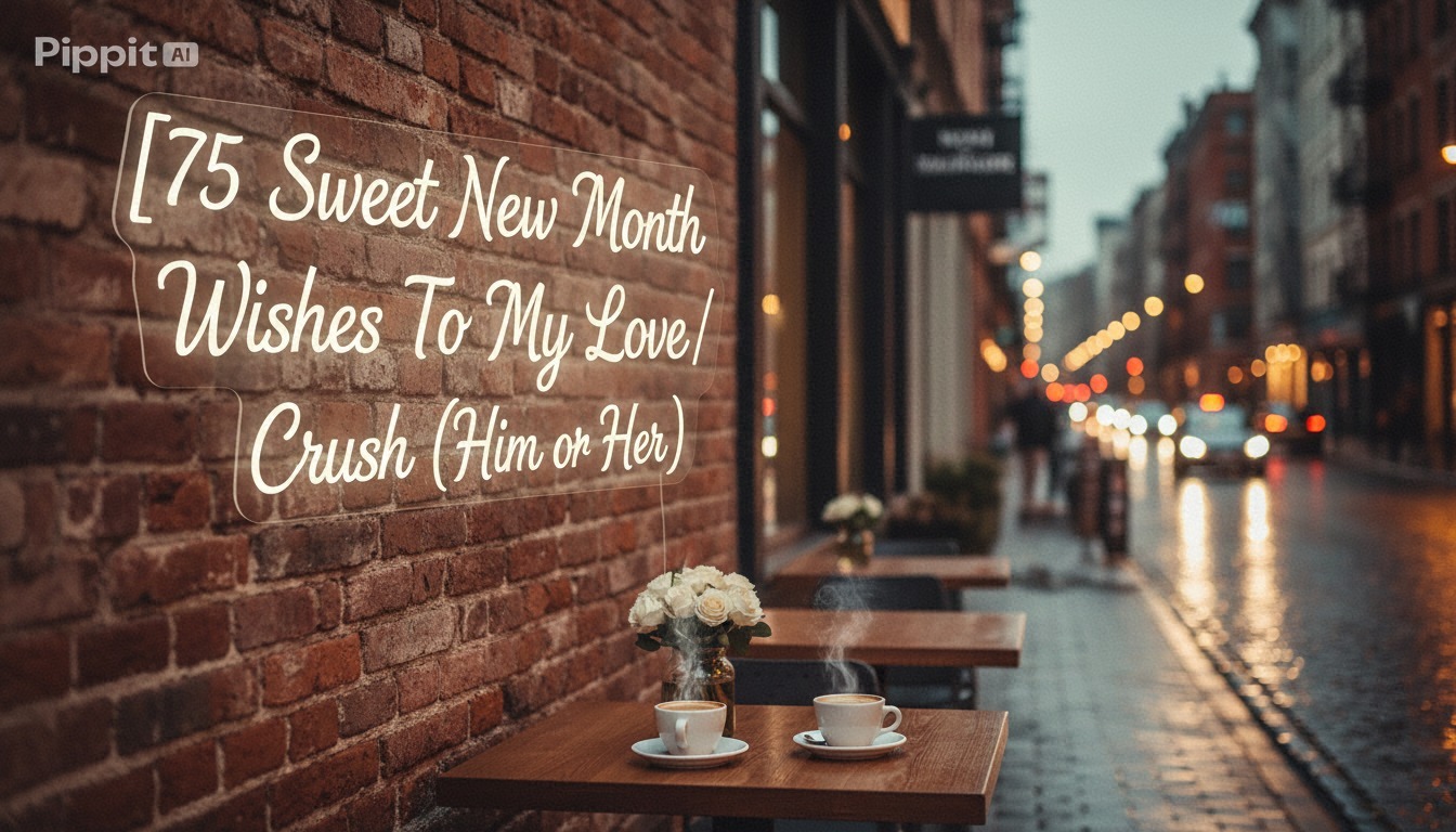 75 Sweet New Month Wishes To My Love / Crush (Him or Her)
