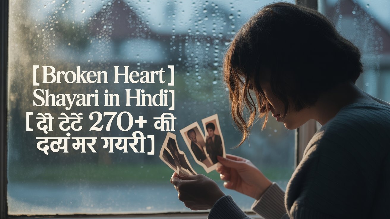 Broken Heart Shayari In Hindi | बेस्ट 270+ टूटे दिल की दर्दभरी शायरी