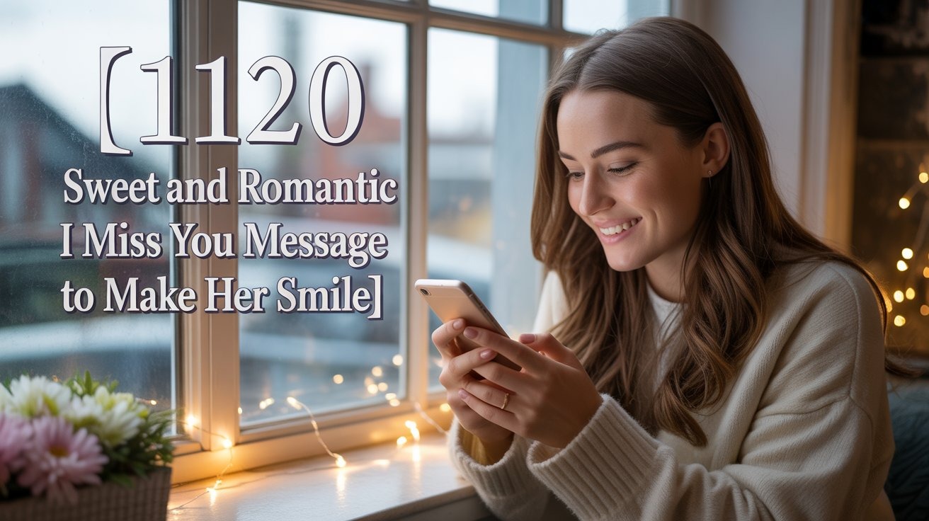 120 Sweet And Romantic I Miss You Message To Make Her Smile