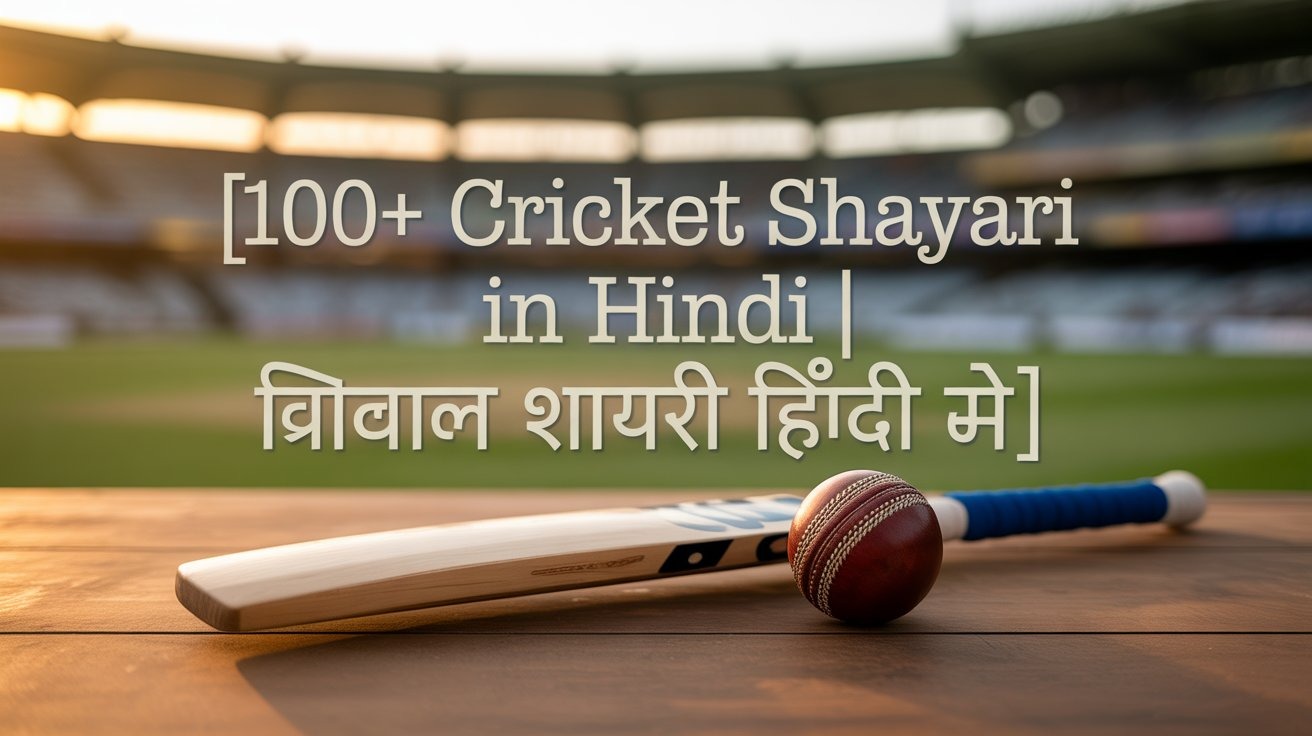 100+ Cricket Shayari In Hindi | क्रिकेट लवर शायरी हिंदी मे