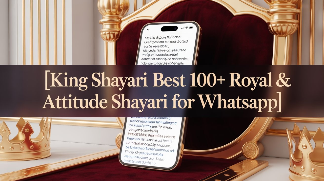 King Shayari: Best 100+ Royal & Attitude Shayari for WhatsApp