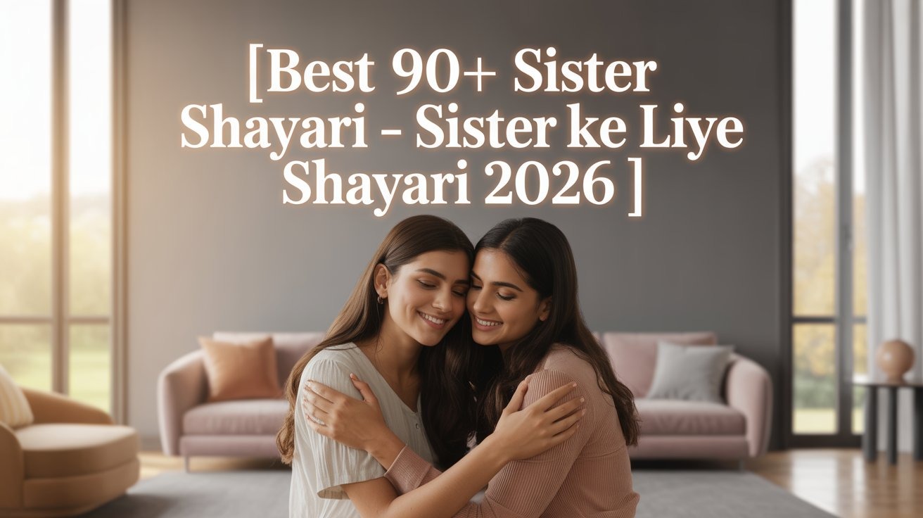 Best 90+ Sister Shayari – Sister Ke Liye Shayari 2026