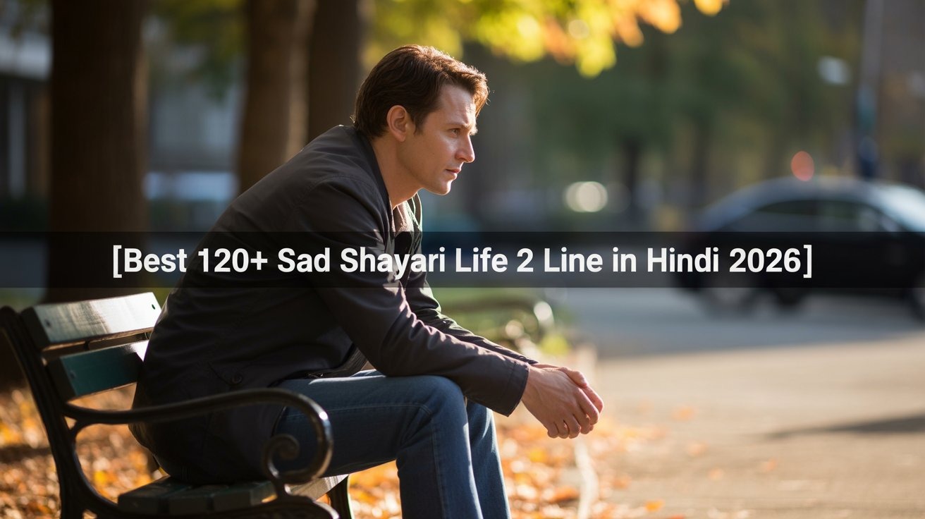 Best 120+ Sad Shayari Life 2 Line in Hindi 2026