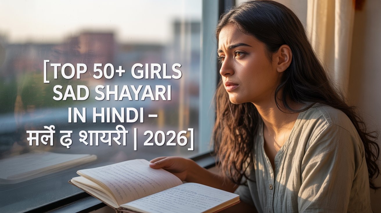 Top 50+ Girls Sad Shayari in Hindi - गर्ल्स सैड शायरी | 2026