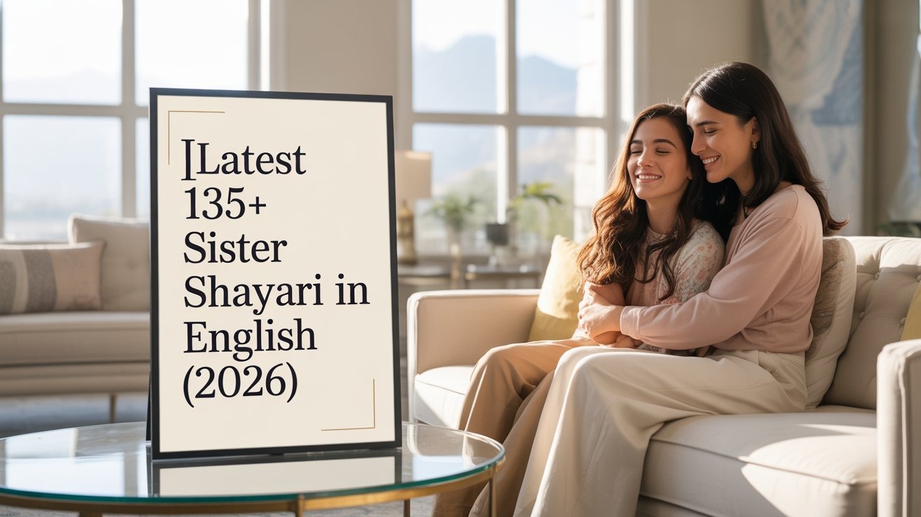 Latest 135+ Sister Shayari in English (2026)