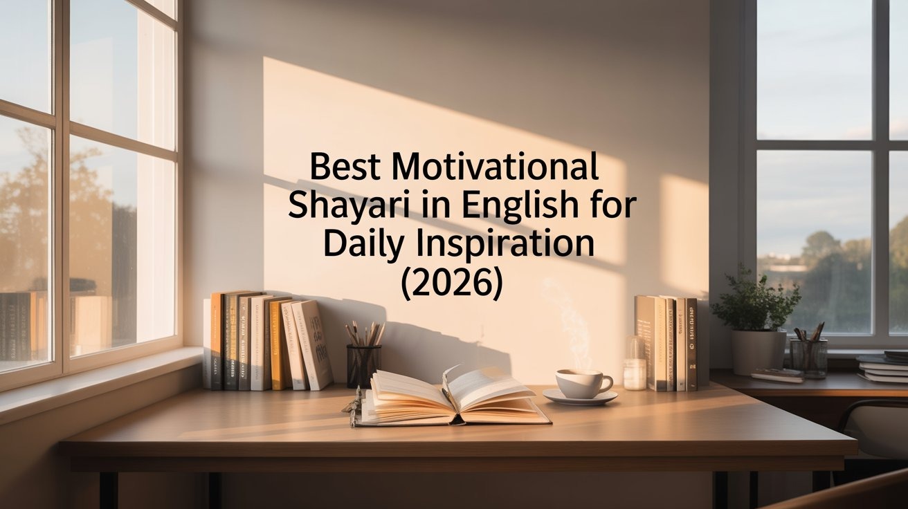 Best Motivational Shayari in English for Daily Inspiration (2026)