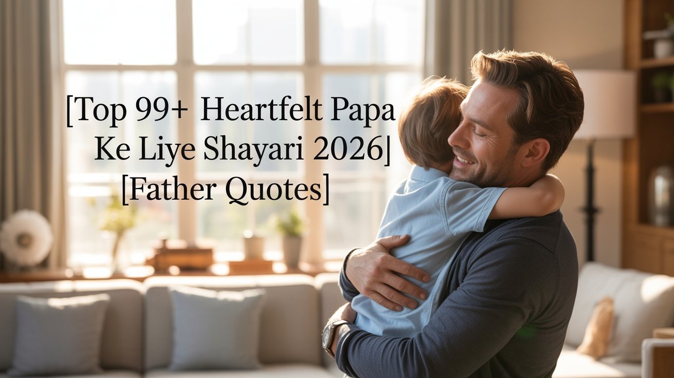 Top 99+ Heartfelt Papa Ke Liye Shayari 2026| Father Quotes