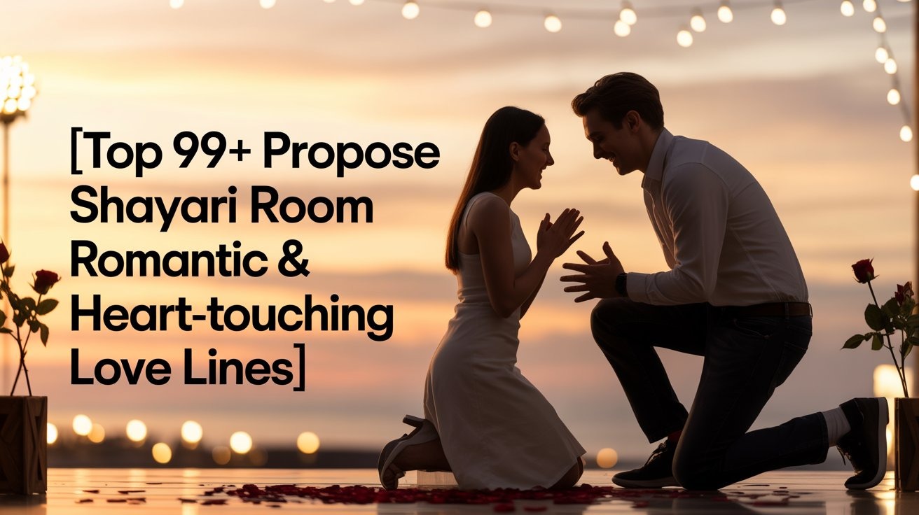 Top 99+ Propose Shayari: Romantic & Heart-Touching Love Lines