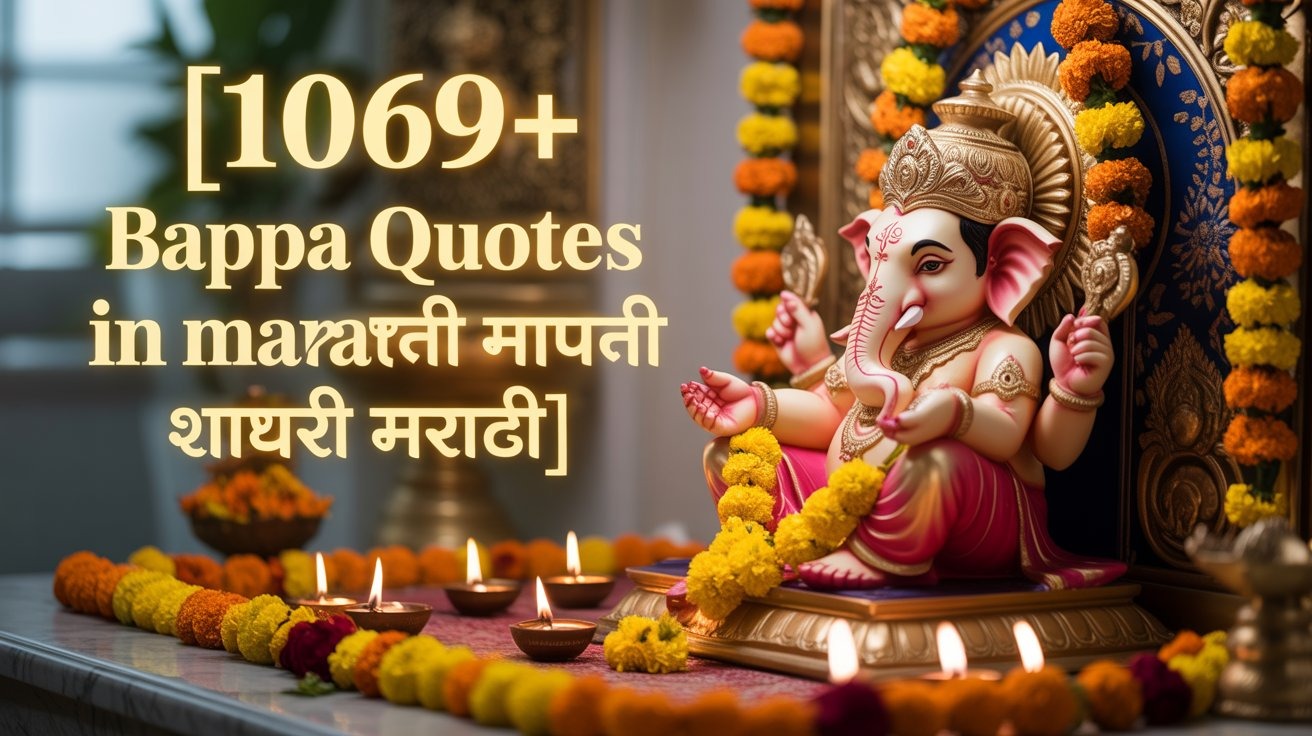 1069+ Bappa Quotes in Marathi | गणपती बाप्पा शायरी मराठी