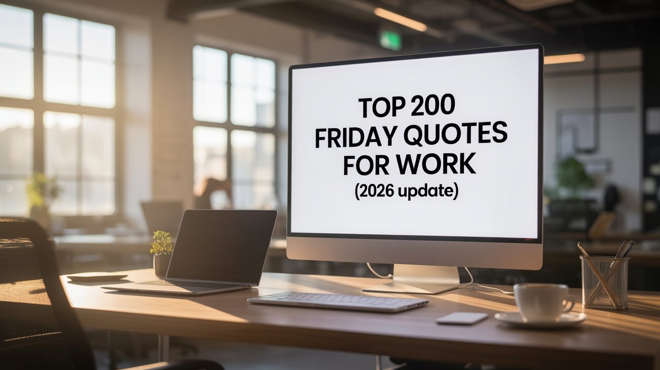 Top 200 Friday Quotes for Work (2026 Update)