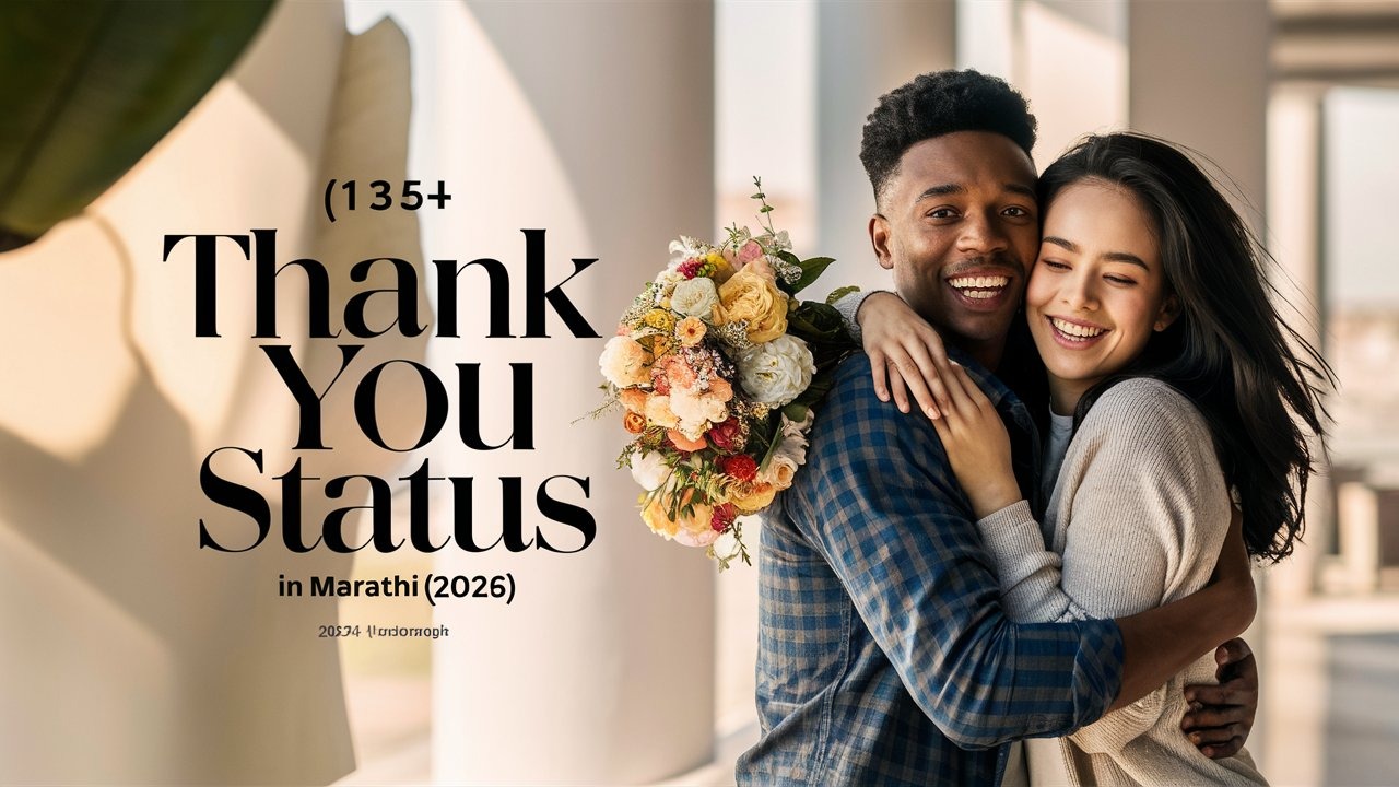 1035+ Thank You Status in Marathi | आभार मानणारे स्टेटस(2026)