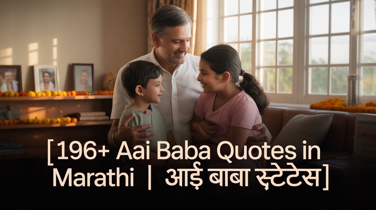 1096+ Aai Baba Quotes In Marathi | आई बाबा स्टेटस