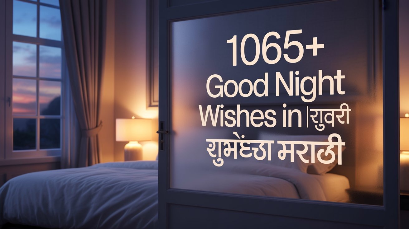 1065+ Good Night Wishes in Marathi |शुभ रात्री शुभेच्छा मराठी