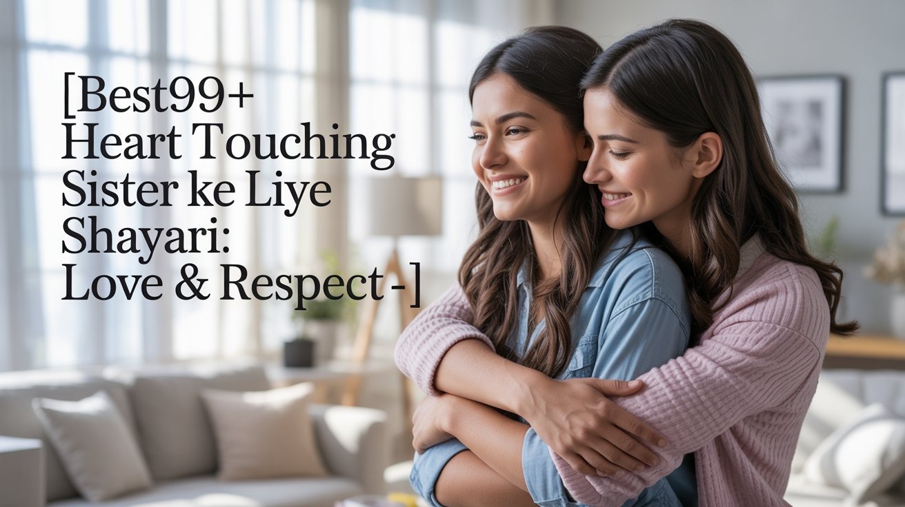 Best99+ Heart Touching Sister Ke Liye Shayari: Love & Respect -