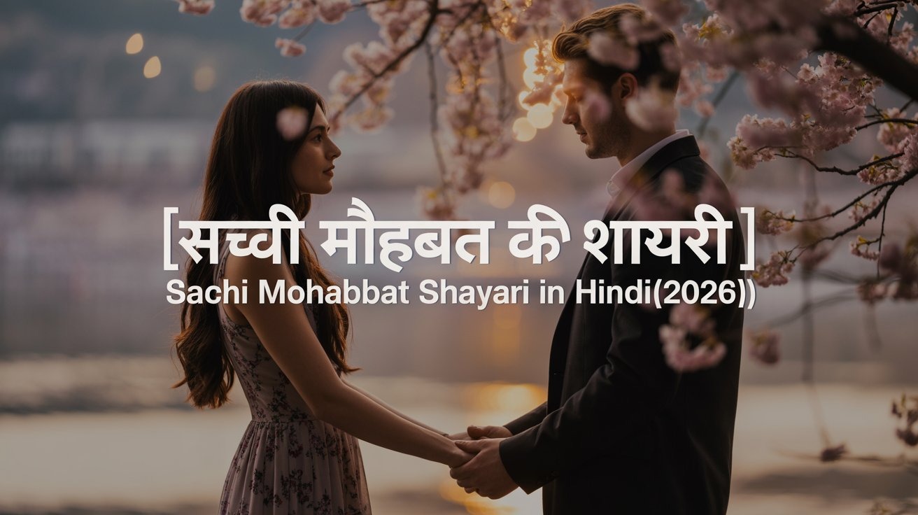 सच्ची मोहब्बत की शायरी | Sachi Mohabbat Shayari in Hindi(2026)