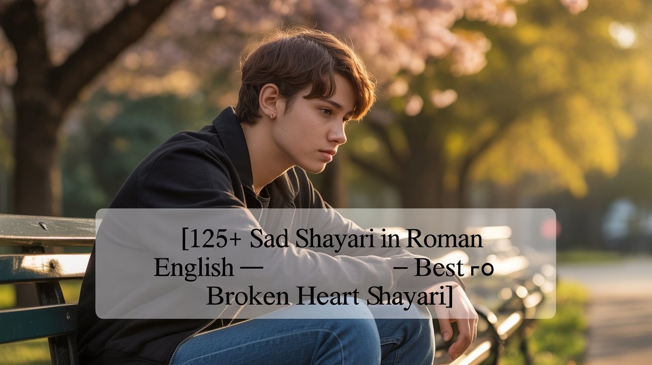 125+ Sad Shayari In Roman English – Best Broken Heart Shayari