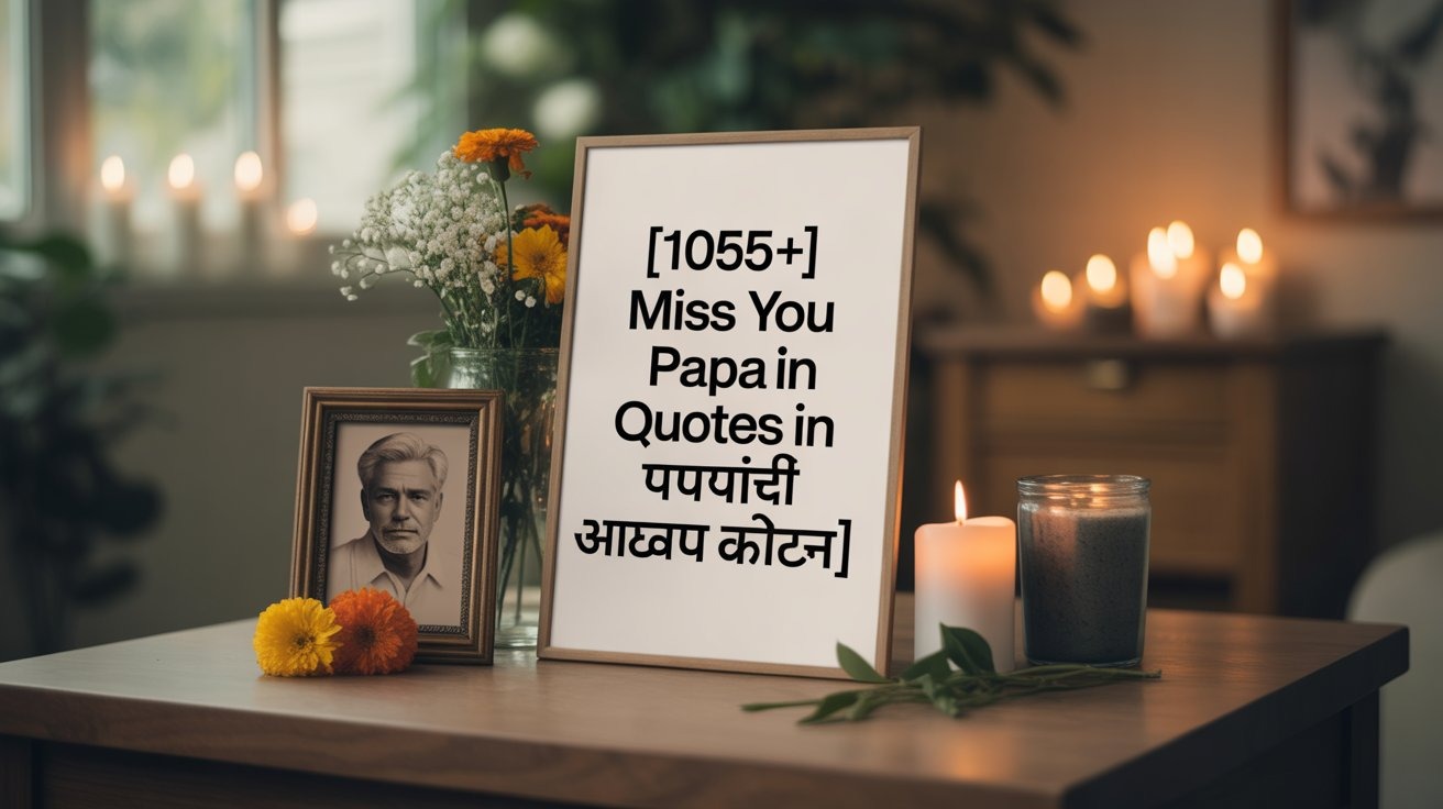 1055+ Miss You Papa Quotes in Marathi | पप्पांची आठवण कोट्स