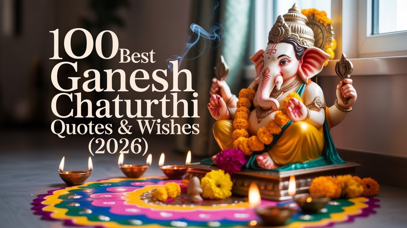 100 Best Ganesh Chaturthi Quotes & Wishes (2026)