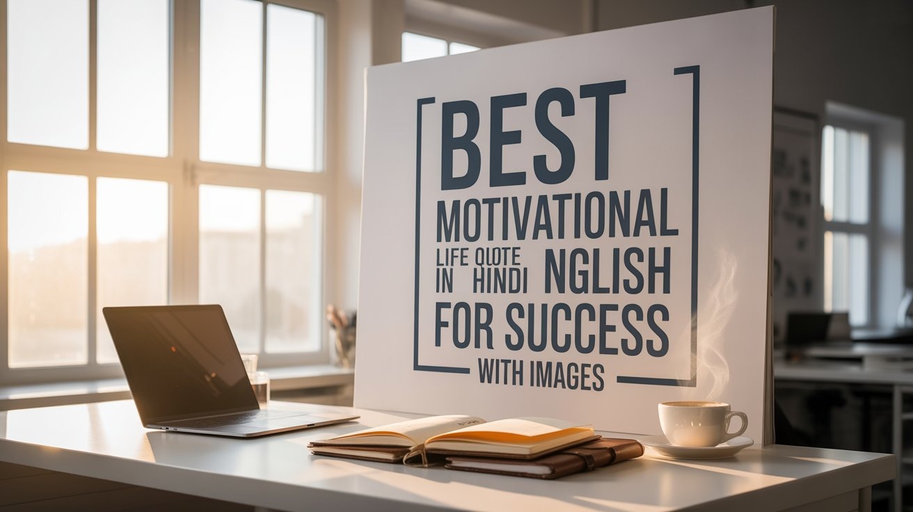 Best motivational life quotes in hindi english for success with images
