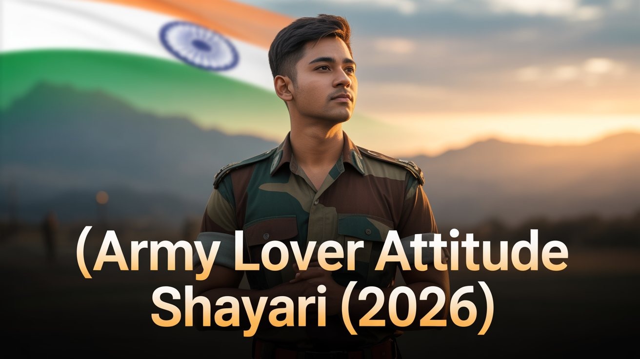 Army Lover Attitude Shayari (2026)