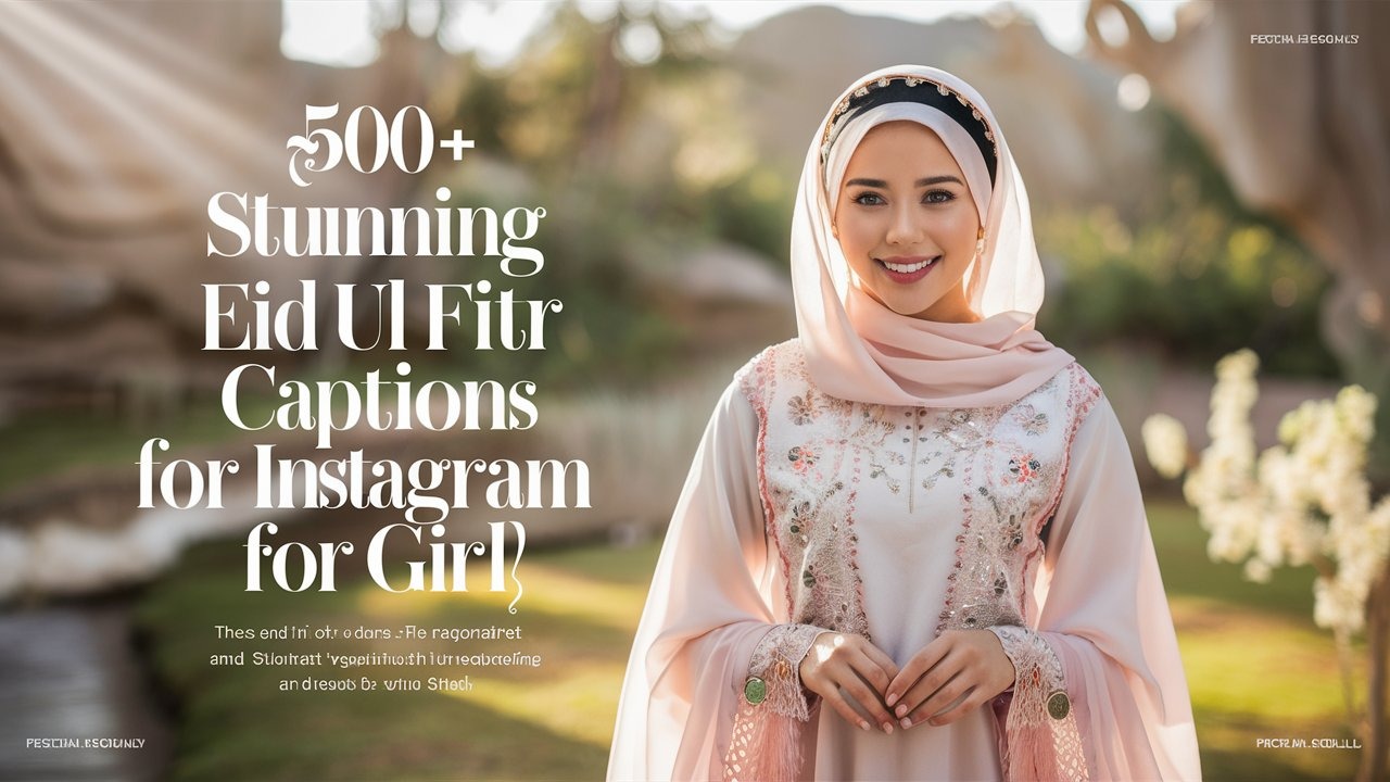 500+ Stunning Eid Ul Fitr Captions for Instagram for Girl
