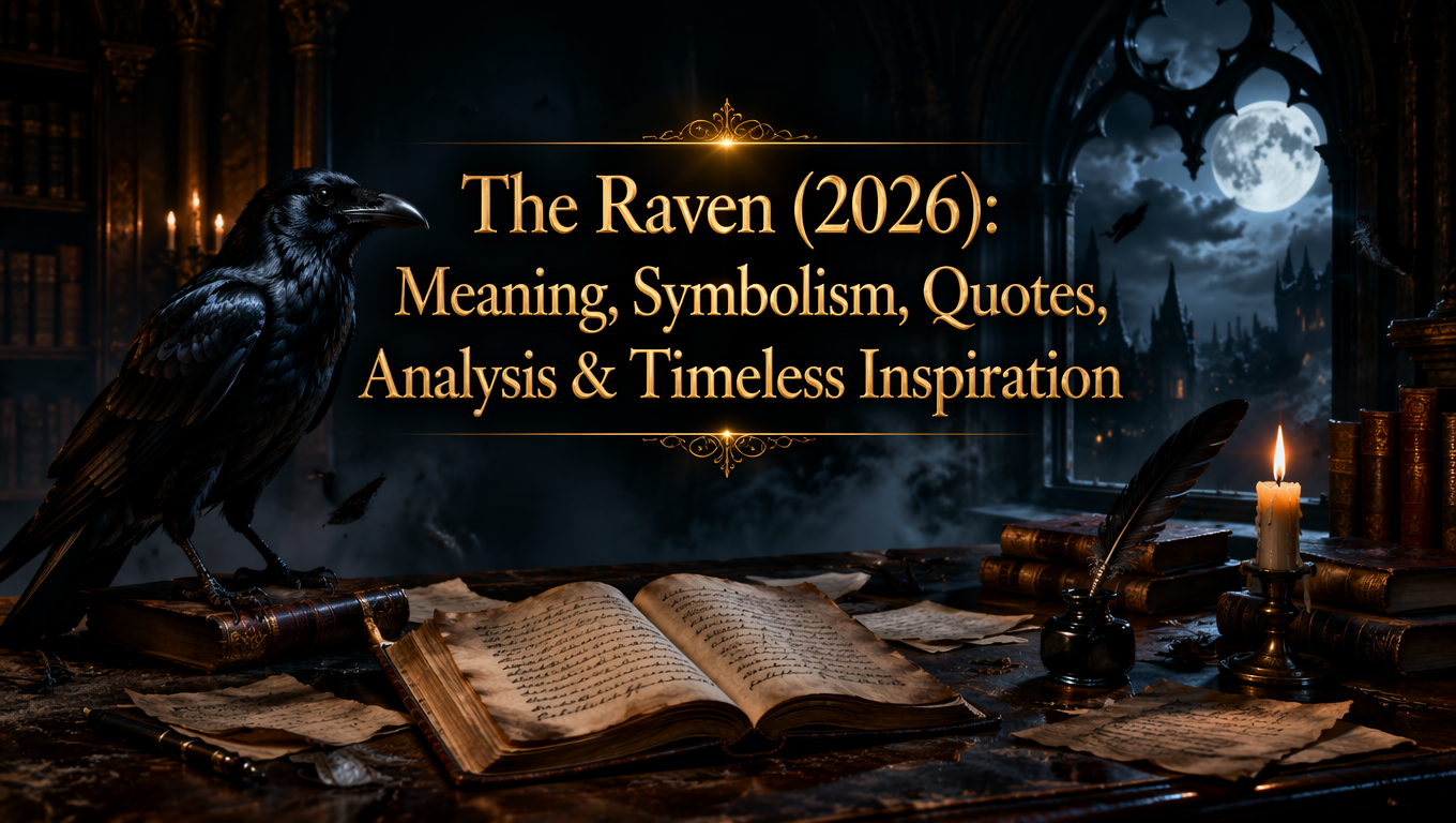 The Raven (2026): Meaning, Symbolism, Quotes, Analysis & Timeless Inspiration
