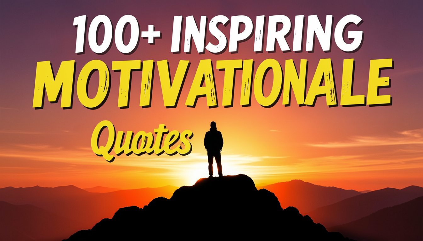 100+ Inspiring Motivational Quotes to Boost Success, Confidence & Positive Thinking(2026)